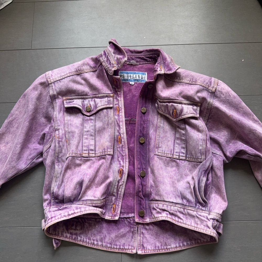 Gitano Lavender Jean Jacket - Picture 2 of 2